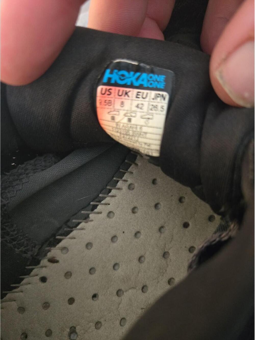 Hoka One One Arahi 6 Women's Road Running Shoes - Black - Size 9.5 - Picture 7 of 7